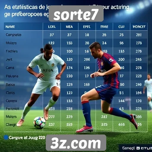 Estatísticas de jogadores no sorte7 revelam tendências interessantes