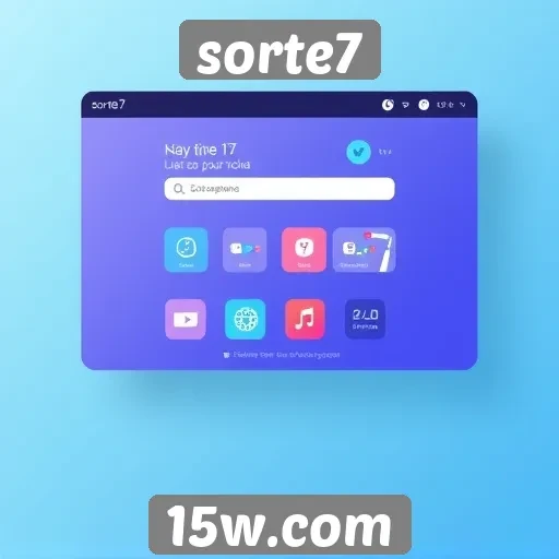 Experiência do usuário e interface do sorte7